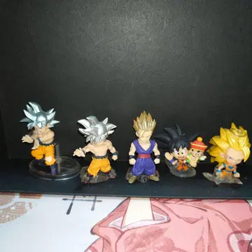 드래곤볼 피규어 5체 세트