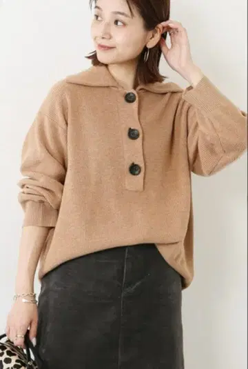 JOURNAL STANDARD 빅 컬러 폴로 풀오버