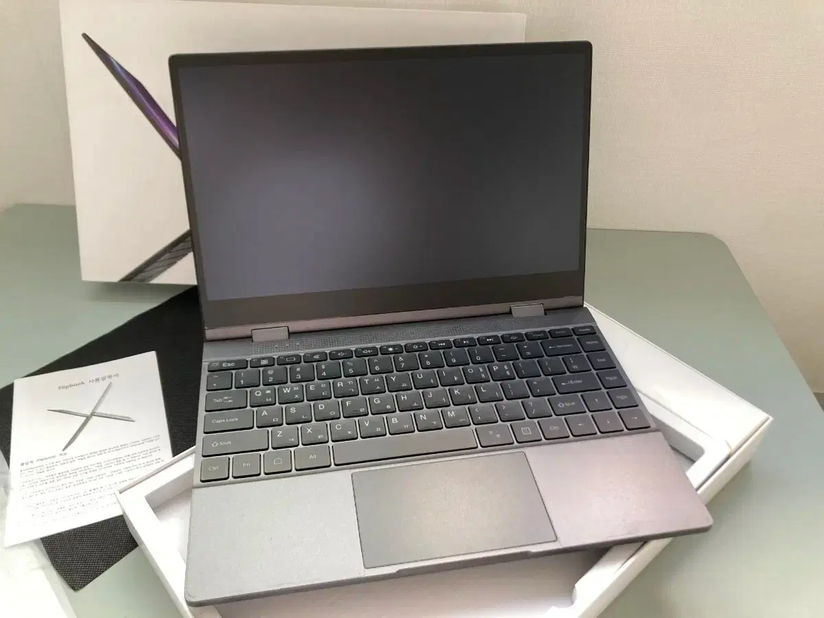 Flipbook 360-degree rotation Dexbook full box touchscreen