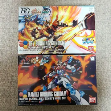 [미조립] 트라이 버닝 건담 PP 클리어 ver. 카미키 버닝 건담