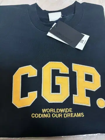 codegraphy 트레이닝복 네이비 x 노랑 L 사이즈