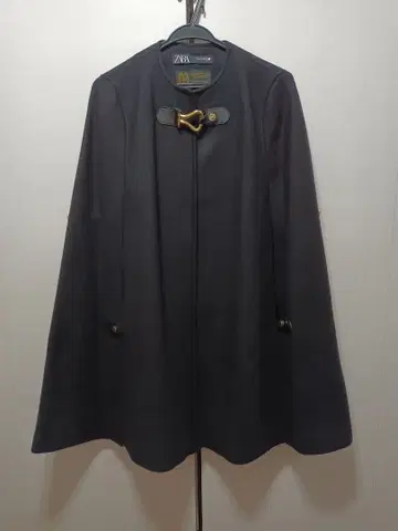 ZARA MANTECO 케이프 코트 판초 XS
