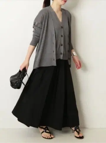 저널 스탠다드 레사쥬 빈티지 나일론 스커트