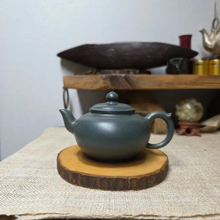 Yixing Yuanguang Green Clay Zisha Teapot