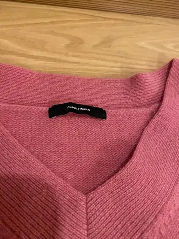 JOURNAL STANDARD 핑크 V넥 니트