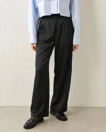 윔 가젯 24SS [ THE PAUSE ] 새틴 슬랙스 팬츠 36