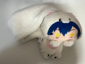 앙스타 사자나미 쥰 화이트 곰돌이 머플러 중국 고백기구