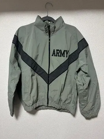 올리브 그린 ARMY 나일론 자켓