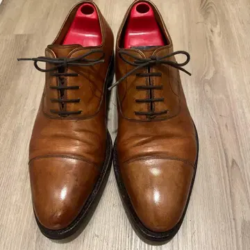 자란스 리바야 브라운 가죽 드레스 슈즈