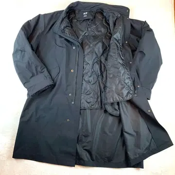 UNIQLO 유니클로 2way 스텐카라 코트 블랙 M 사이즈