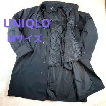 UNIQLO 유니클로 2way 스텐카라 코트 블랙 M 사이즈