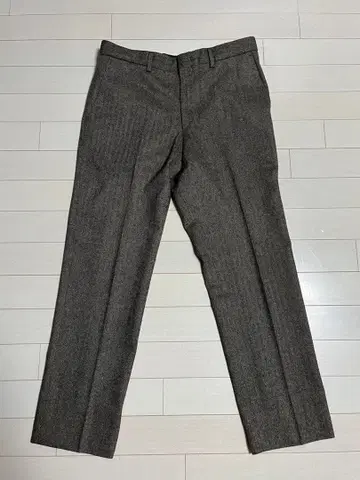 가격 인하 Paul Smith 브라운 헤링본 슬랙스 80cm 울