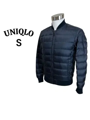 UNIQLO 네이비 울트라 라이트 다운 자켓 S MA-1