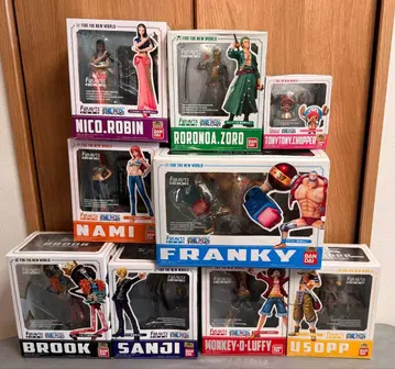 원피스 밀짚모자 일당 피규어 컬렉션 9체 세트 새상품급