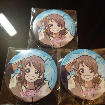와타나베 요 러브 라이브 선샤인 누마즈 현지 사랑 축제 캔뱃지 3개 세트