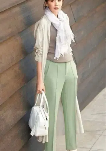 23구 46 스트레치 분또 스트레이트 팬츠