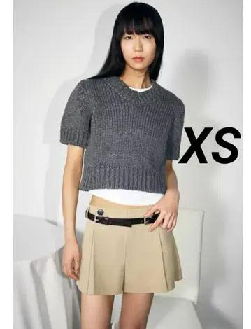 완판템 ZARA 버튼 플리츠 숏팬츠 XS