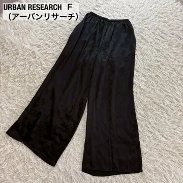 URBAN RESEARCH (어반 리서치) 와이드 팬츠 가우초 팬츠 밴딩