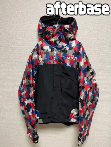 afterbase 애프터베이스 마운틴 파카 블랙 카모플라주 카모플라쥬