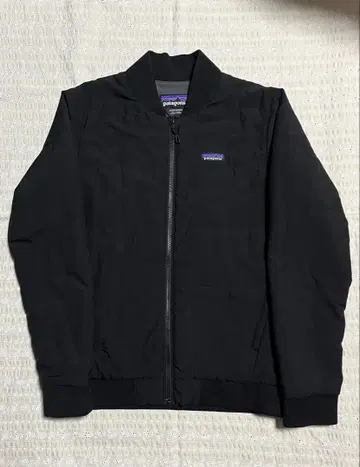 파타고니아 보머 자켓 노카라 가디건 경량 블랙 S 사이즈
