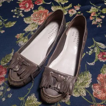 MARGARET HOWELL 그레이 프린지 신발