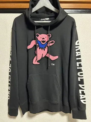 GRATEFUL DEAD 핑크 곰 자수 후드티