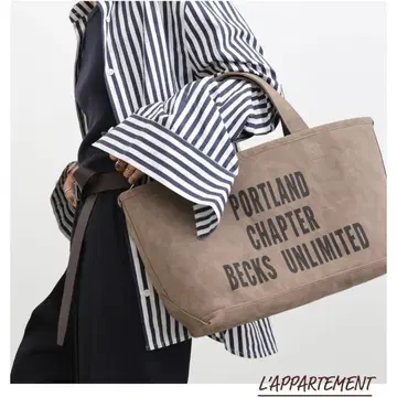 L'Appartement 라빠르망 SUEDE LIKE TOTE BAG