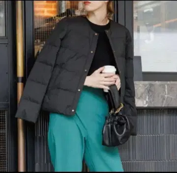 OPAQUE.CLIP 뮬러 다운 자켓 블랙 M 블랙