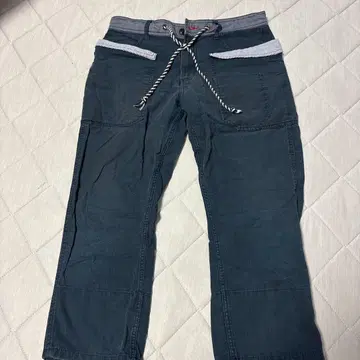 워크 팬츠 스트라이프 포켓