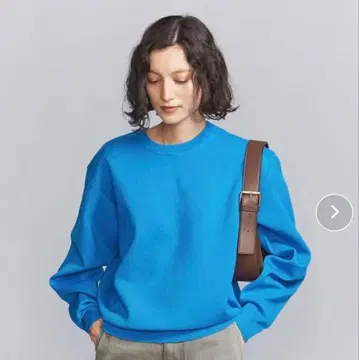 밀라노 리브 니트 블루 워셔블 BEAUTY&YOUTH