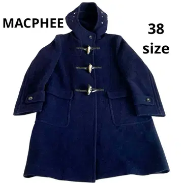 맥피 투모로우랜드 더플 코트 네이비 울 100% M 사이즈