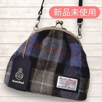 [택 포함 새상품] 해리스 트위드 가마구치 미니백 숄더