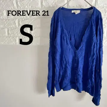 [ FOREVER 21 ] S 긴팔 가디건 파랑