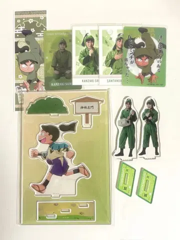 닌게키 아크릴 스탠드 카미사키 사몬 산탄다 카즈마