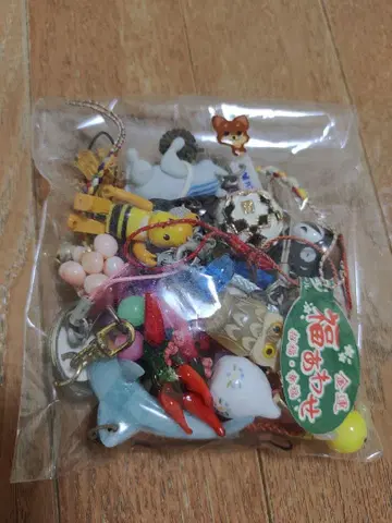 동물 캐릭터 스트랩 세트