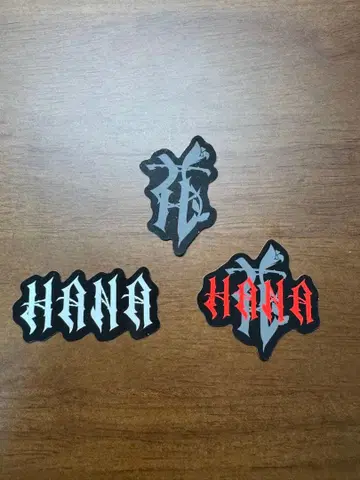 HANA 로고 스티커 데뷔 직전 이벤트