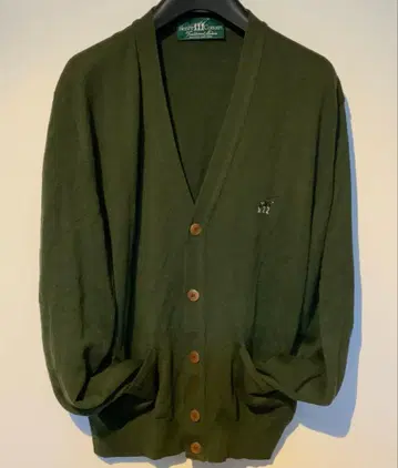 헨리코튼 가디건 헨리코튼 울 니트 그린