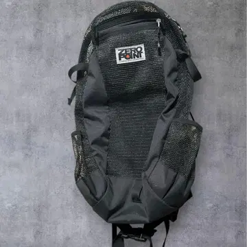 ZERO POINT 메쉬 백팩 블랙 등산