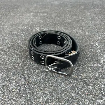 빈티지 스터드 레더 벨트