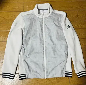 adidas 화이트 집업 자켓