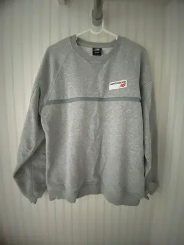 new balance 그레이 맨투맨 M 사이즈