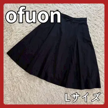 [ 새상품급 ] 플레어 스커트 오프온 무릎 기장 허리밴딩 네이비 여성용