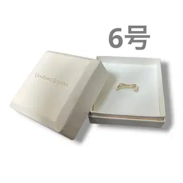 [가격 인하] 벤돔 아오야마 다이아몬드 리본 링 K10