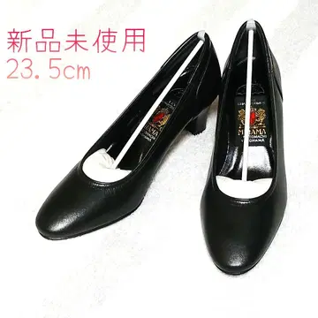 MIHAMA 23.5cm 미사용 새상품 힐 5.5cm 플레인 블랙 펌프스