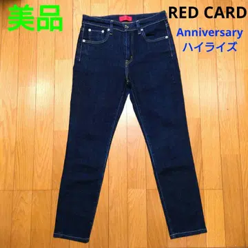 새상품급 RED CARD Anniversary 하이라이즈 데님 레드카드