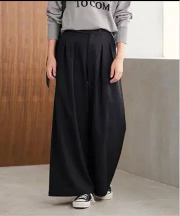 저널 스탠다드 리룸 워셔블 서지 스트레치 턱 와이드 팬츠