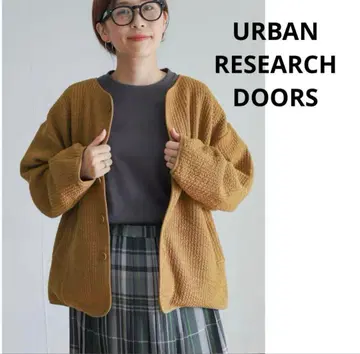 URBAN RESEARCH DOORS 퀼트 노카라 자켓
