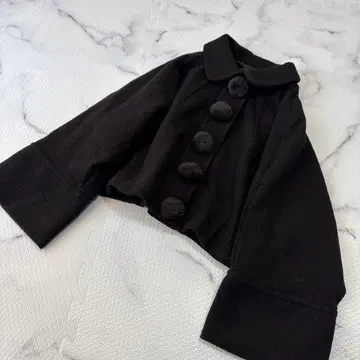 새상품급 마크제이콥스 숏 기장 코트 블랙 y2k