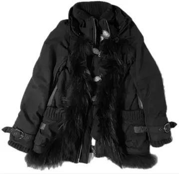 퍼 코트 기믹 Y2K grunge 그런지 헤이세이 다크코어