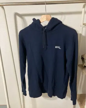 MHL. 로고 후드 맨투맨